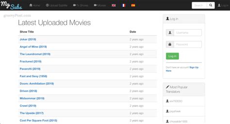 MySubs – Verified Subtitles For Your Favorite Movies And Tv .